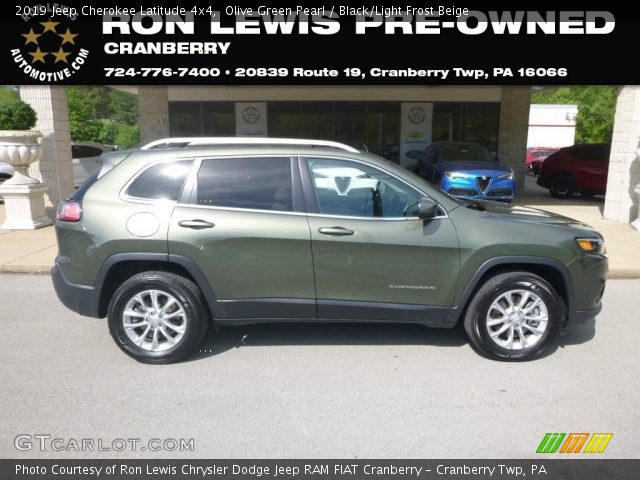 2019 Jeep Cherokee Latitude 4x4 in Olive Green Pearl