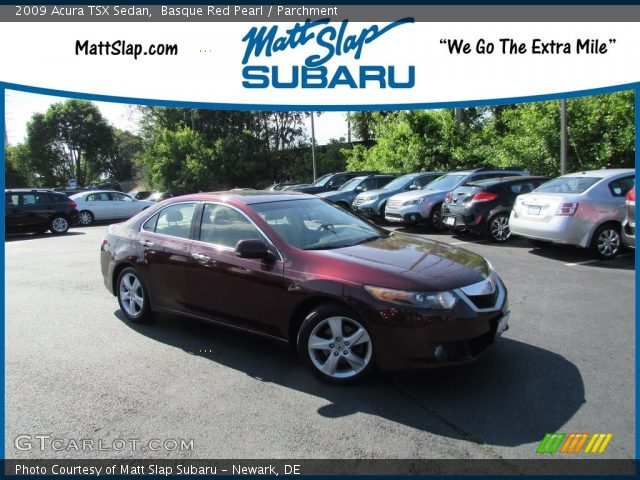 2009 Acura TSX Sedan in Basque Red Pearl