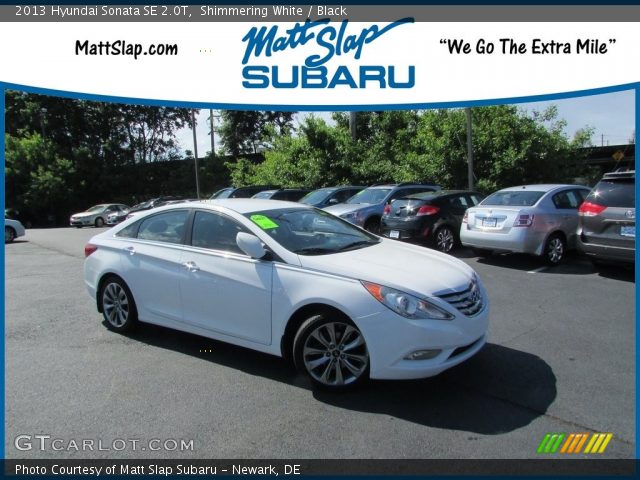 2013 Hyundai Sonata SE 2.0T in Shimmering White