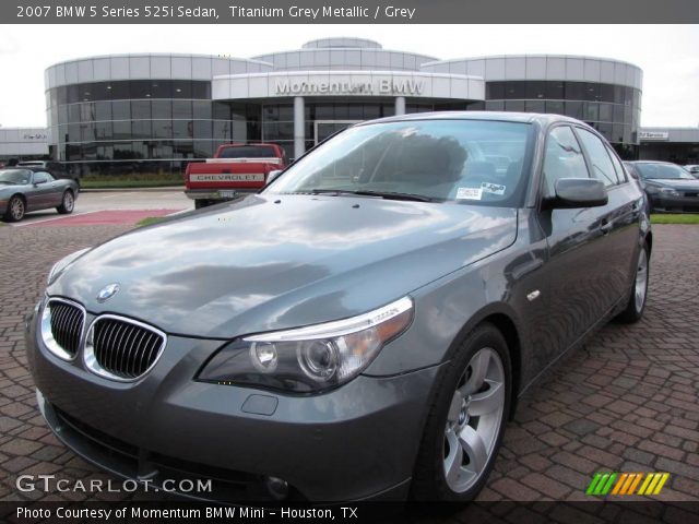 2007 BMW 5 Series 525i Sedan in Titanium Grey Metallic