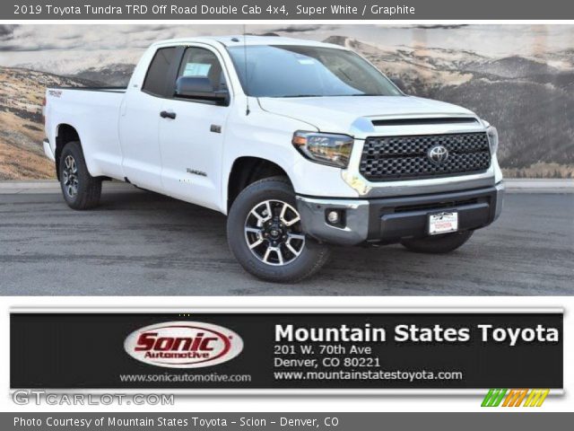 2019 Toyota Tundra TRD Off Road Double Cab 4x4 in Super White