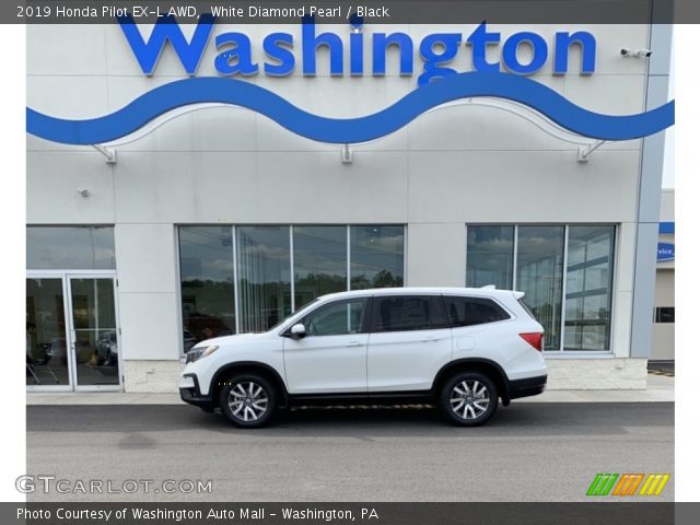 2019 Honda Pilot EX-L AWD in White Diamond Pearl