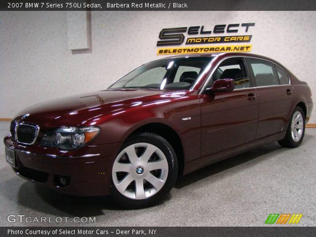 Barbera red metallic bmw 750li