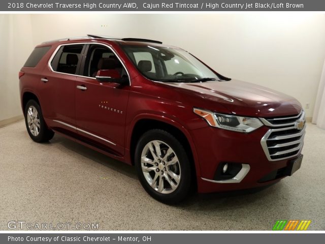 2018 Chevrolet Traverse High Country AWD in Cajun Red Tintcoat