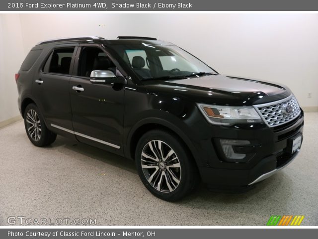 2016 Ford Explorer Platinum 4WD in Shadow Black