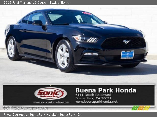 2015 Ford Mustang V6 Coupe in Black