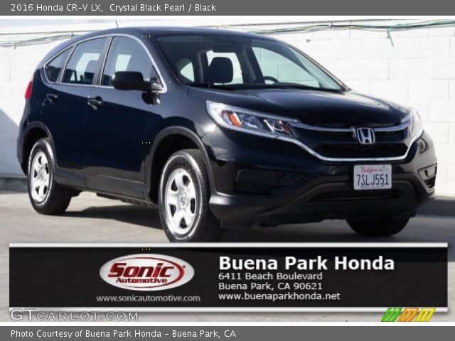 2016 Honda CR-V LX in Crystal Black Pearl