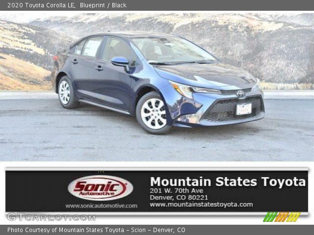 2020 Toyota Corolla LE in Blueprint