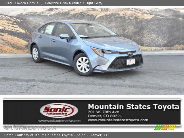 2020 Toyota Corolla L in Celestite Gray Metallic