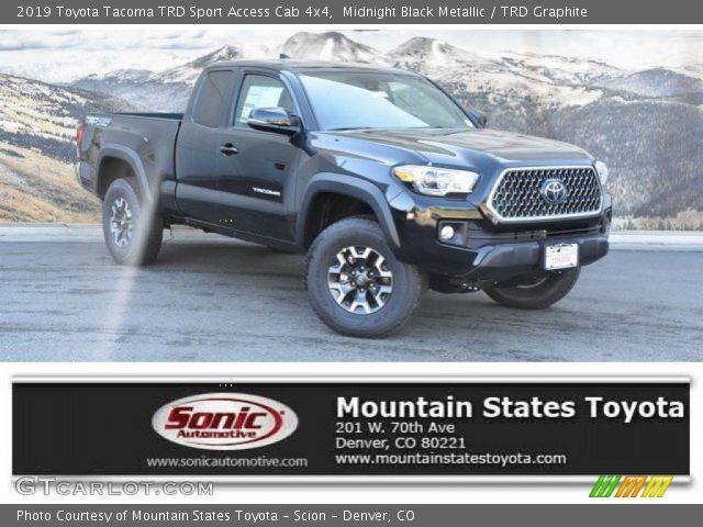 2019 Toyota Tacoma TRD Sport Access Cab 4x4 in Midnight Black Metallic