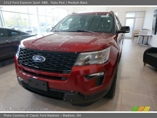 2019 Ford Explorer Sport 4WD in Ruby Red