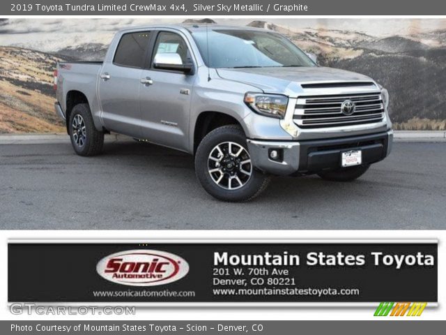 2019 Toyota Tundra Limited CrewMax 4x4 in Silver Sky Metallic