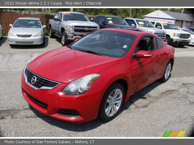 2012 Nissan Altima 2.5 S Coupe in Red Alert