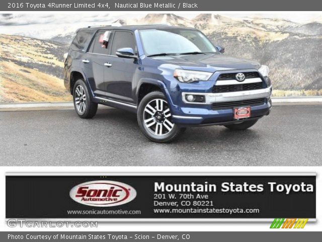 2016 Toyota 4Runner Limited 4x4 in Nautical Blue Metallic