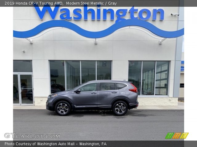 2019 Honda CR-V Touring AWD in Modern Steel Metallic