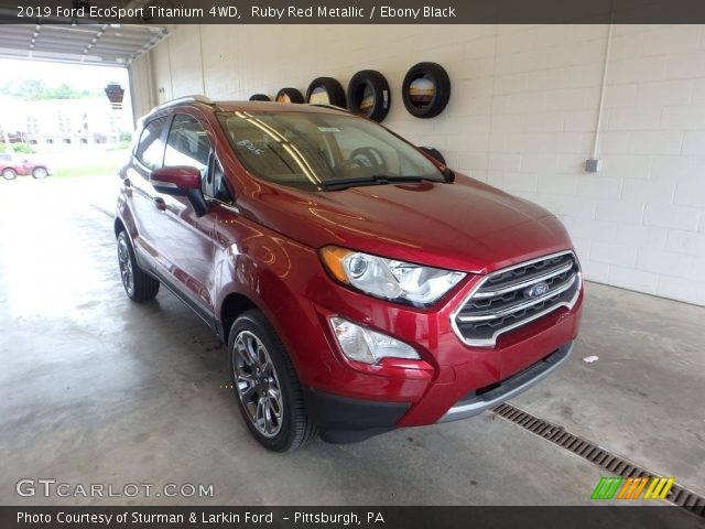 2019 Ford EcoSport Titanium 4WD in Ruby Red Metallic