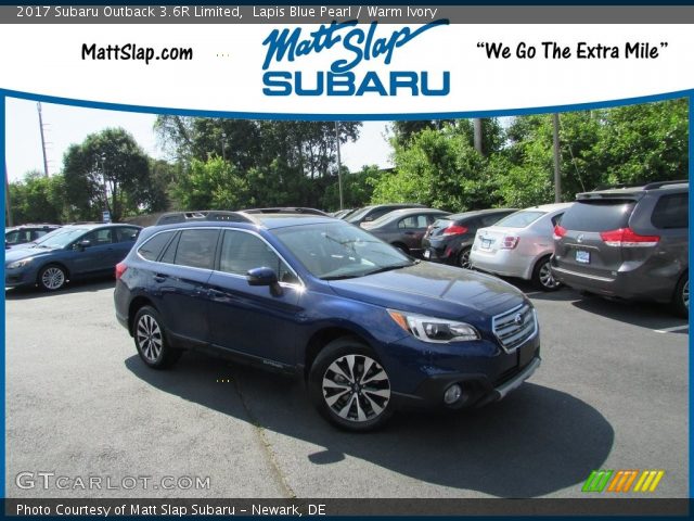2017 Subaru Outback 3.6R Limited in Lapis Blue Pearl