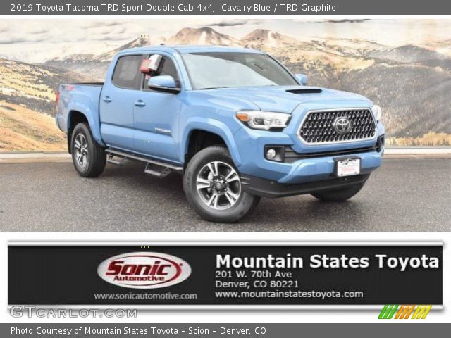 2019 Toyota Tacoma TRD Sport Double Cab 4x4 in Cavalry Blue