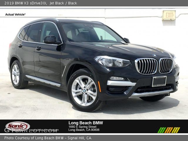 2019 BMW X3 sDrive30i in Jet Black