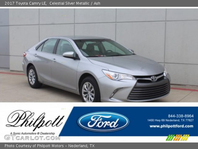 2017 Toyota Camry LE in Celestial Silver Metallic