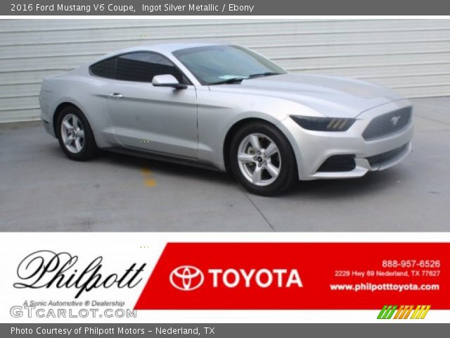 2016 Ford Mustang V6 Coupe in Ingot Silver Metallic