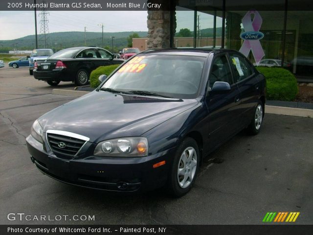 2005 Hyundai Elantra GLS Sedan in Moonlit Blue