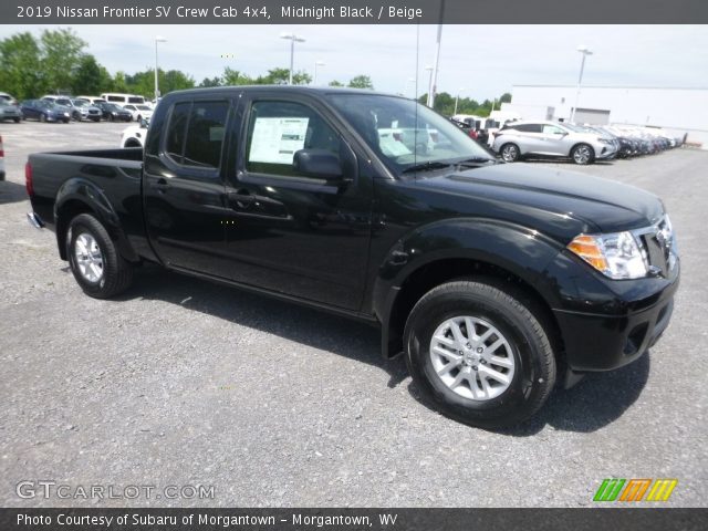 2019 Nissan Frontier SV Crew Cab 4x4 in Midnight Black