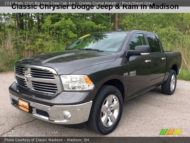 2017 Ram 1500 Big Horn Crew Cab 4x4 in Granite Crystal Metallic