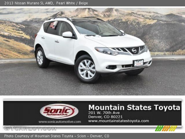 2013 Nissan Murano SL AWD in Pearl White