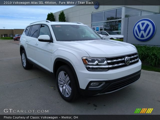 2019 Volkswagen Atlas SEL 4Motion in Pure White