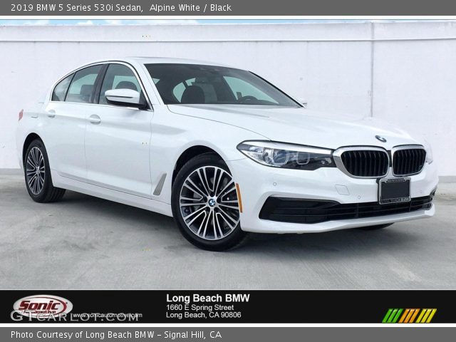 2019 BMW 5 Series 530i Sedan in Alpine White