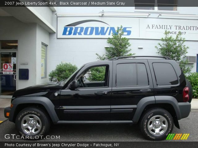 2007 Jeep Liberty Sport 4x4 in Black Clearcoat