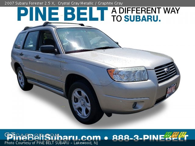 2007 Subaru Forester 2.5 X in Crystal Gray Metallic