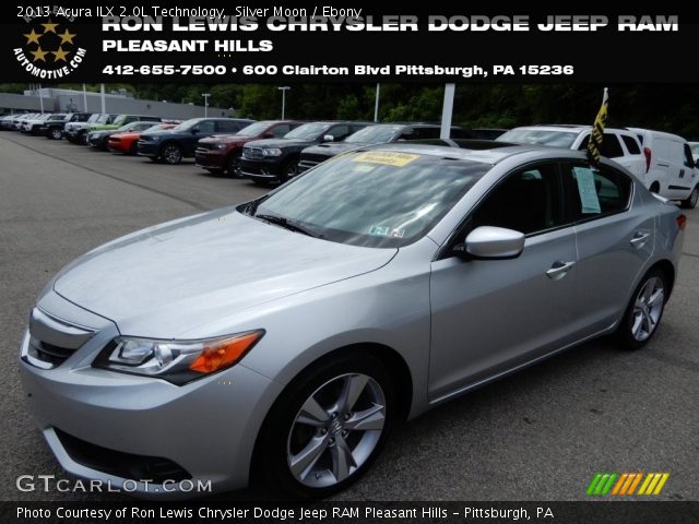 2013 Acura ILX 2.0L Technology in Silver Moon