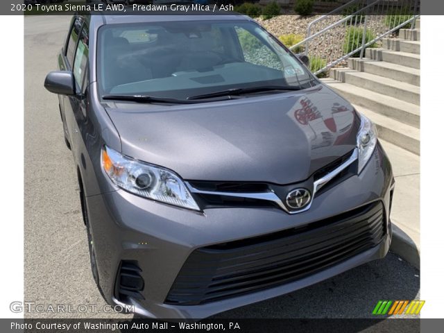 2020 Toyota Sienna LE AWD in Predawn Gray Mica