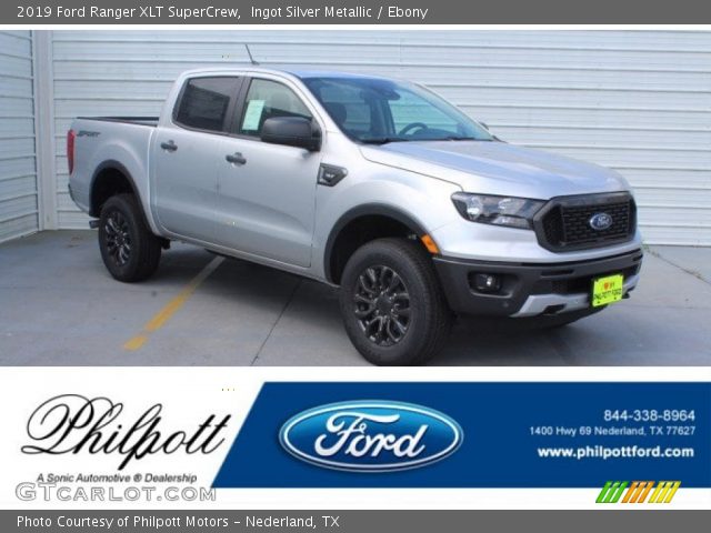 2019 Ford Ranger XLT SuperCrew in Ingot Silver Metallic