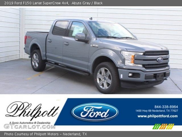 2019 Ford F150 Lariat SuperCrew 4x4 in Abyss Gray
