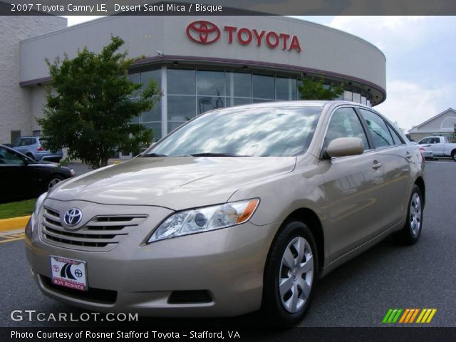 2007 Toyota Camry LE in Desert Sand Mica