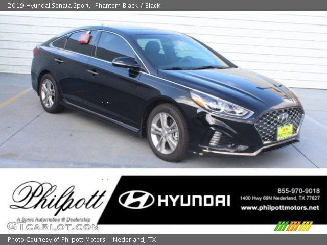 2019 Hyundai Sonata Sport in Phantom Black