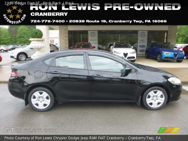 2016 Dodge Dart SE in Pitch Black