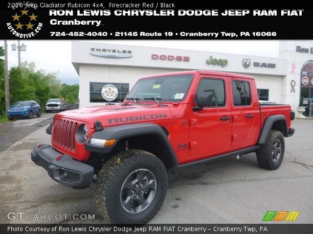 2020 Jeep Gladiator Rubicon 4x4 in Firecracker Red