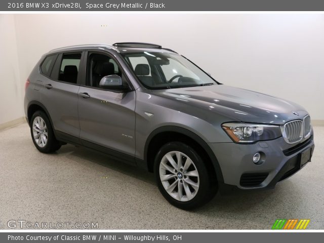 2016 BMW X3 xDrive28i in Space Grey Metallic