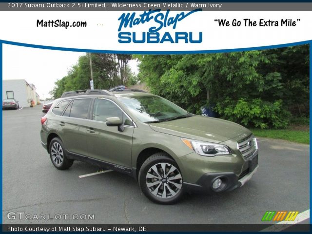 2017 Subaru Outback 2.5i Limited in Wilderness Green Metallic