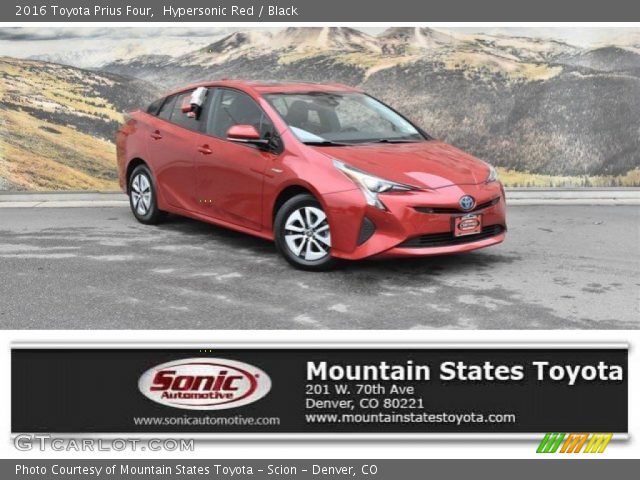 2016 Toyota Prius Four in Hypersonic Red