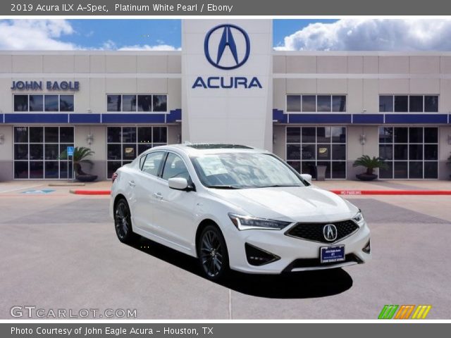2019 Acura ILX A-Spec in Platinum White Pearl