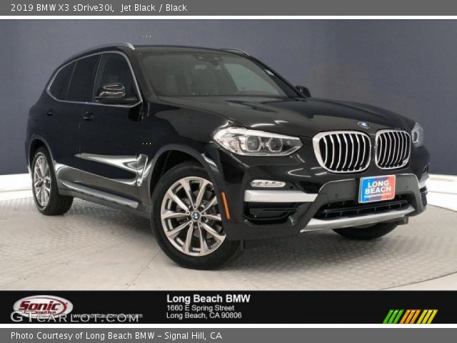 2019 BMW X3 sDrive30i in Jet Black