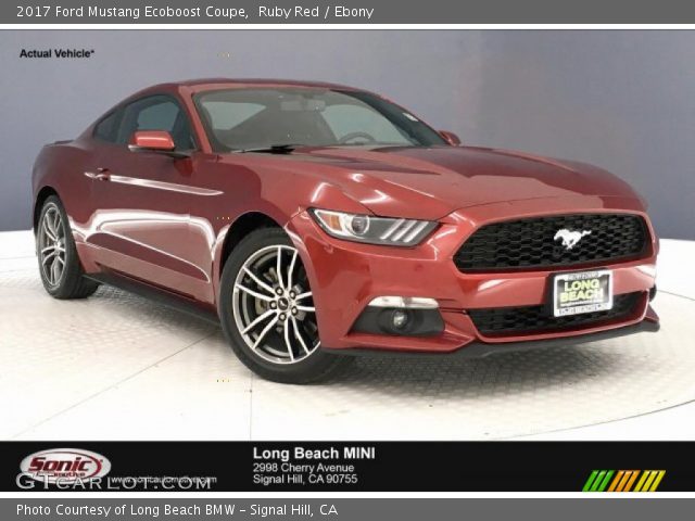 2017 Ford Mustang Ecoboost Coupe in Ruby Red