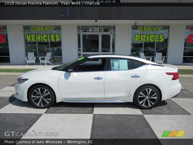 2018 Nissan Maxima Platinum in Pearl White