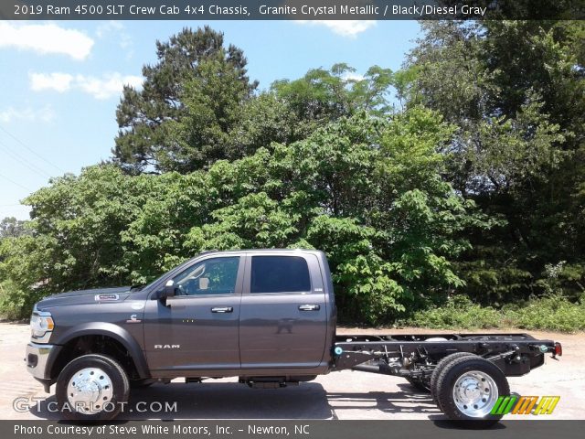 2019 Ram 4500 SLT Crew Cab 4x4 Chassis in Granite Crystal Metallic
