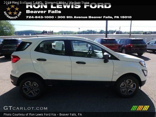 2019 Ford EcoSport S 4WD in Diamond White